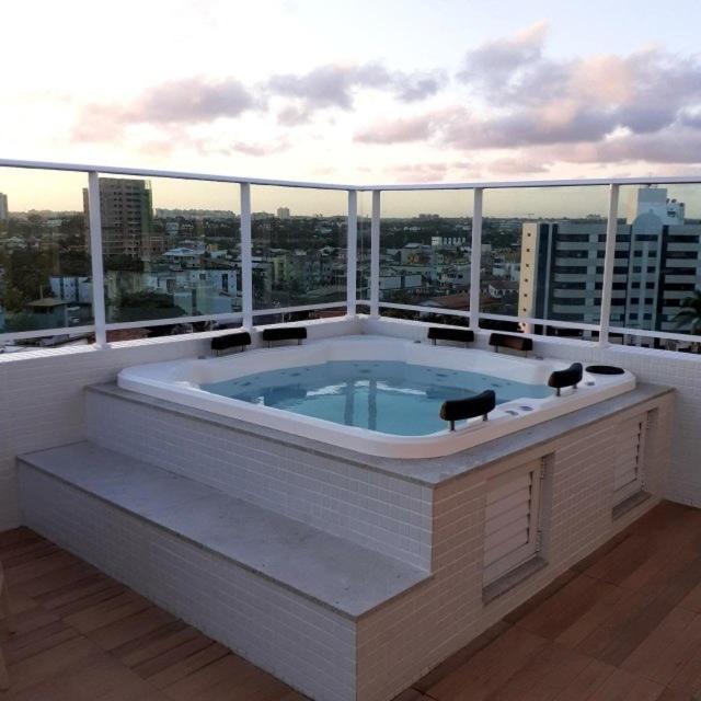 Apartament Refugio A Beira-Mar, Ap Acolhedor E Jacuzzi Comunal Salwador Zewnętrze zdjęcie